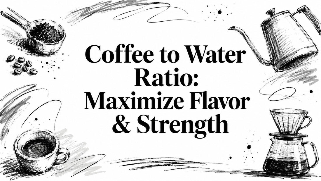 Coffee to Water Ratio: Maximize Flavor & Strength