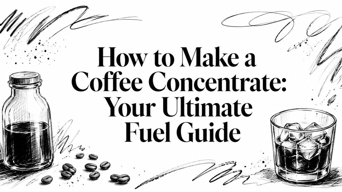 How to Make a Coffee Concentrate: Your Ultimate Fuel Guide