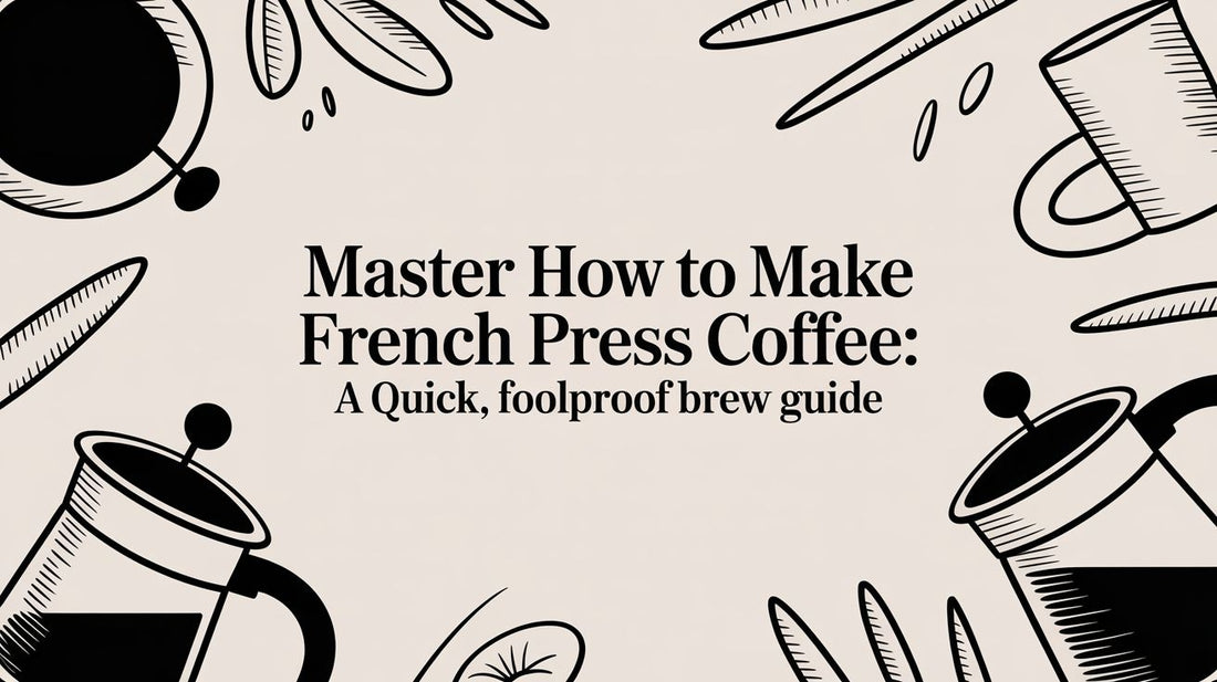 Master how to make french press coffee: A quick, foolproof brew guide