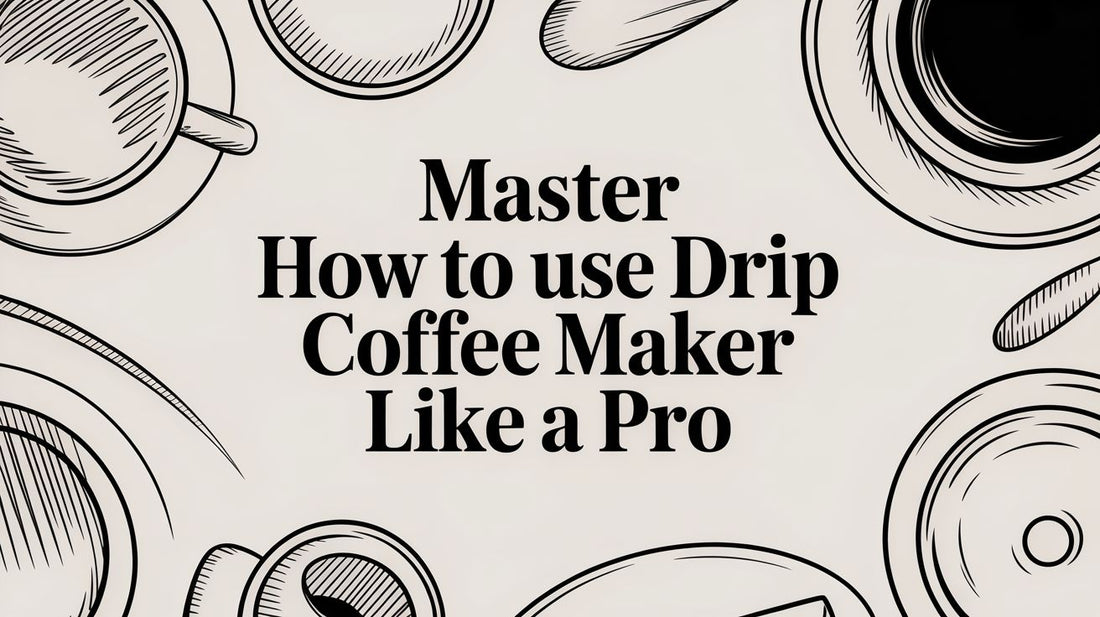 Master how to use drip coffee maker like a pro